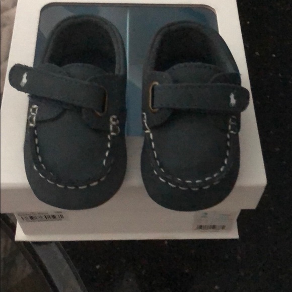Ralph Lauren baby shoes -navy - Picture 1 of 4